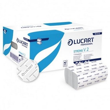 Toallas Secamanos Para Dispensador V Lucart Strong V2 21X21