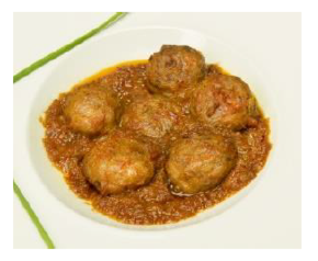 ALBÓNDIGAS EN SALSA_bolsa 2,5kg / PAST.