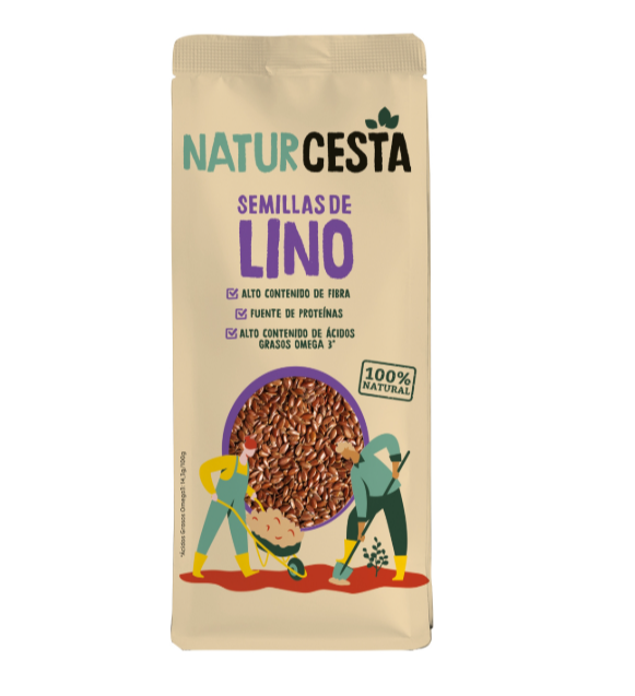 SEMILLAS DE LINO NATURCESTA 400 GR