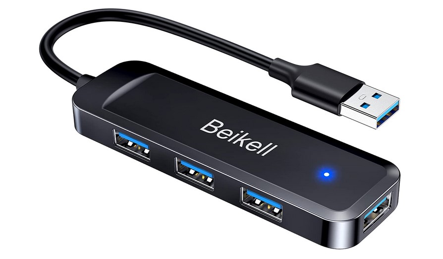 Usb 3.0 Con 4 Puertos Velocidad-5Gbps Con Indicador Led Para Pc